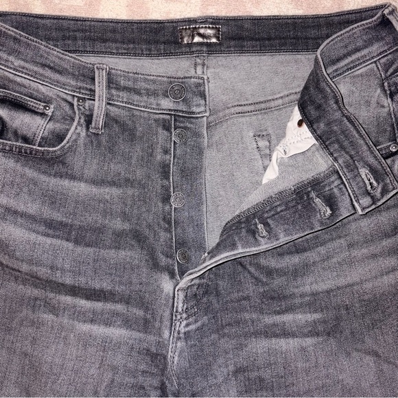 MOTHER The Rambler ankle jean gray Sz 31 - Picture 3 of 9